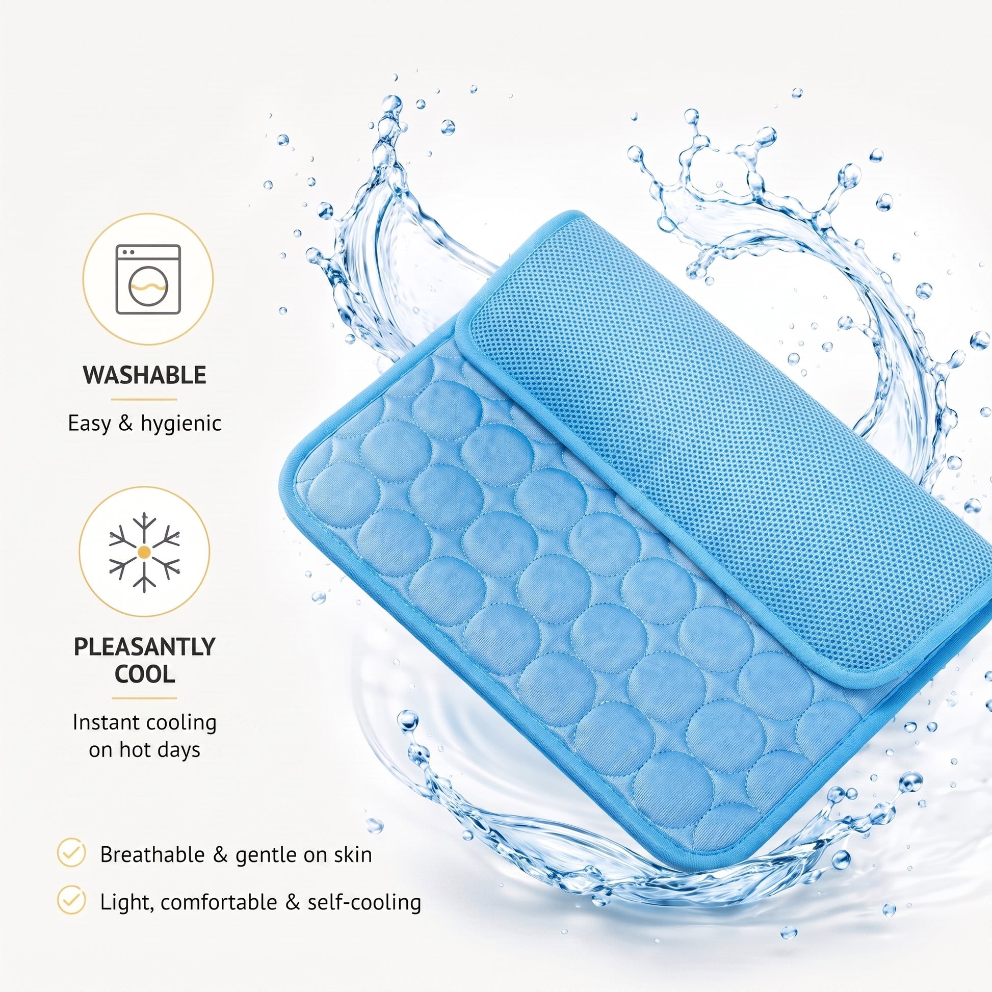 Easy-clean CoolPaws dog mat
